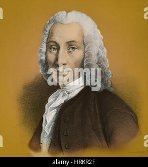 Anders Celsius, schwedischer Astronom Stockfoto