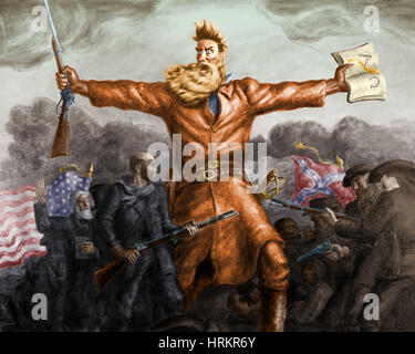 John Brown, US-amerikanischer Abolitionist Stockfoto