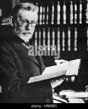 Paul Ehrlich, deutscher Immunologe Stockfoto