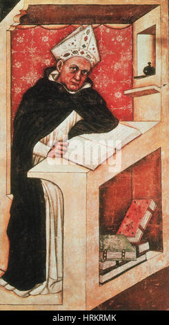 Albertus Magnus, mittelalterlichen Philosophen Stockfoto