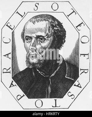 Paracelsus, Schweizer Universalgelehrter Stockfoto