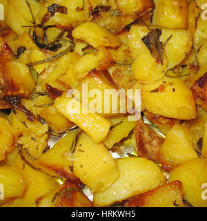 geröstete Kartoffeln Stockfoto