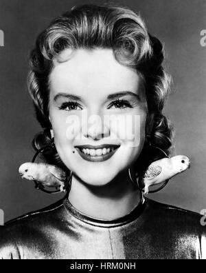 ANNE FRANCIS (1930 – 2011) U.S. Schauspielerin ca. 1956 während der Dreharbeiten zu Forbidden Planet Stockfoto