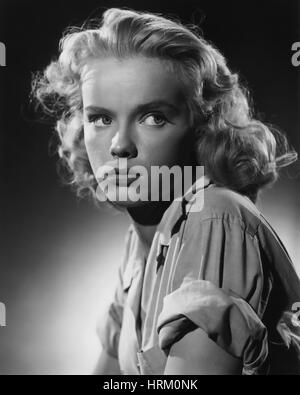 ANNE FRANCIS (1930 – 2011) US-Schauspielerin in 1950 United Artists Film So jung, So schlecht Stockfoto