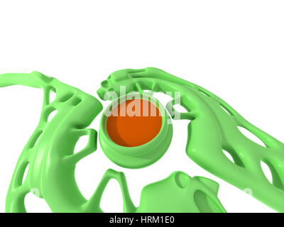 3D abstrakt Design Stockfoto