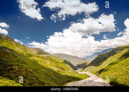 Blick auf den Nationalpark von Chicamocha in Kolumbien Stockfoto