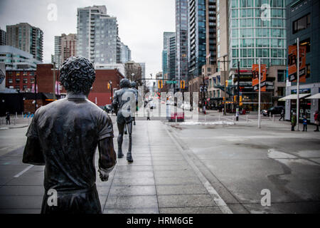 Terry Fox Denkmal am BC Place, Vancouver, Britisch-Kolumbien, Kanada Stockfoto