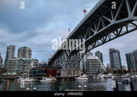 Granville Street Bridge, Vancouver, Kanada Stockfoto