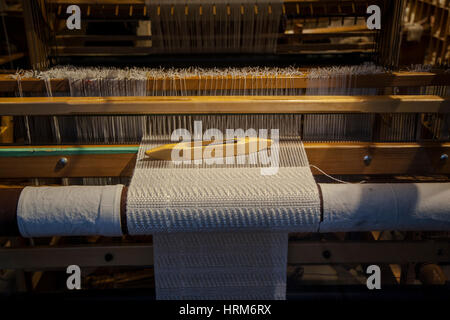 einige traditionelle Nähen und stricken Werkzeuge. Stockfoto