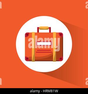 Koffer Gepäck Reise-icon Stock Vektor