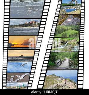 Film aus den Ferien Stockfoto