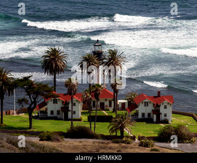 Point Loma Licht Station Stockfoto