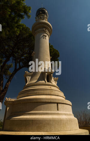Leuchtturm von Gianicolo oder Gianicolo von Manfredo Manfredi auf Hügel in Rom gebaut. Stockfoto