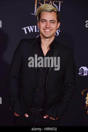 Los Angeles, USA. 2. März 2017. Kevin Ray auf der Disney s "die schöne und das Biest premiere im El Capitan Theatre in Los Angeles. 2. März 2017 Credit: Longifilis / USA/Alamy Live News Stockfoto