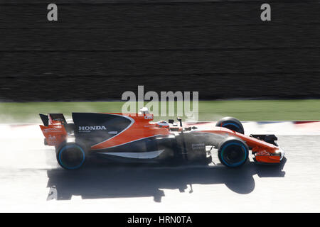 Motorsport: FIA Formel 1 Weltmeisterschaft 2017, testen Sie in Barcelona, #2 Stoffel Vandoorne (BEL, McLaren-Honda) Stockfoto