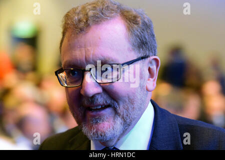 Glasgow, Schottland. 3. März 2017. David Mundell, Staatssekretär für Schottland in der britischen Regierung bei der schottischen konservativen Partei Frühjahrskonferenz Credit: Ken Jack/Alamy Live News Stockfoto