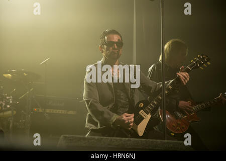 Wrexham, UK. 4. April 2017. Black StarRider treten bei William Aston Hall, Wrexham, UK. Kredit Ceridwen Hughes/Alamy Live-Nachrichten Stockfoto