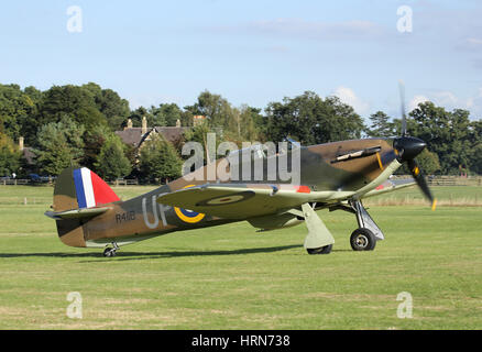 Die Shuttleworth Collection letzten verbleibenden flugfähig Hawker Sea Hurricane. Stockfoto