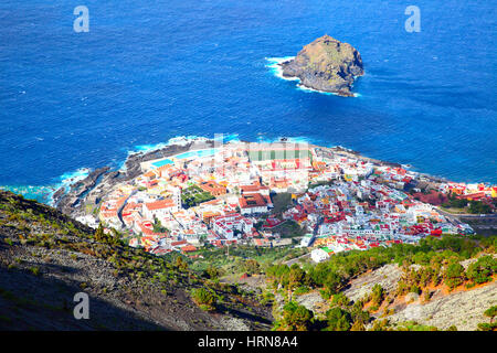 Garachico - Kleinstadt an der Küste von Teneriffa, Kanarische Inseln Stockfoto