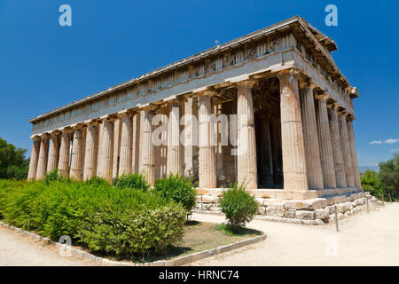 Antike Agora in Athen, Griechenland Stockfoto