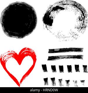 Tinte Farbe Frameset Stock Vektor