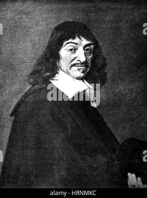 Ren̩ Descartes, französischer Universalgelehrter Stockfoto