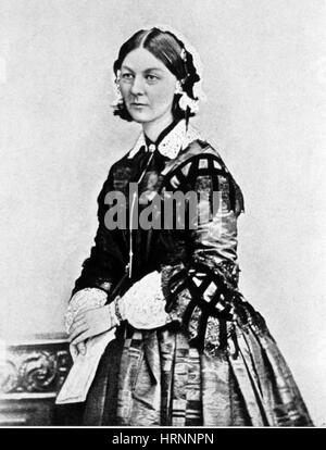 Florence Nightingale, englische Krankenschwester und Statistiker Stockfoto