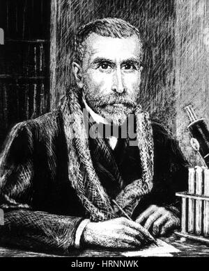 Pierre Paul Emile Roux, französischer Bakteriologe Stockfoto