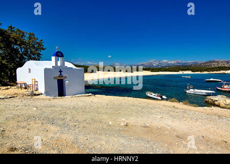 Strand von Naxos Insel Cyclades Griechenland Stockfoto