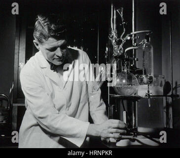 Christian Anfinsen, US-amerikanischer Biochemiker Stockfoto