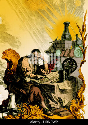 Paracelsus, Schweizer Universalgelehrter Stockfoto