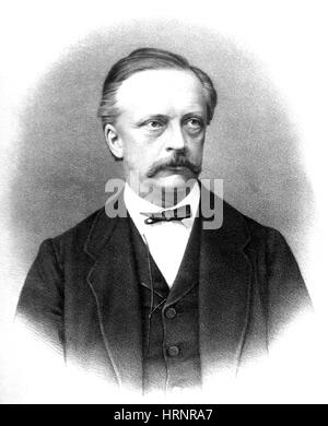 Hermann von Helmholtz, deutscher Arzt und Universalgelehrter Stockfoto