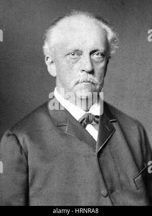 Hermann von Helmholtz, deutscher Arzt und Universalgelehrter Stockfoto