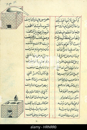 Shudhur al-Dhahab, islamische Alchimie Manuskript, 12. Jahrhundert Stockfoto