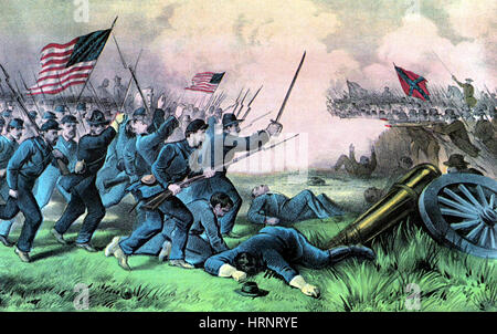 Amerikanischer Bürgerkrieg, Schlacht von Jonesboro, 1864 Stockfoto