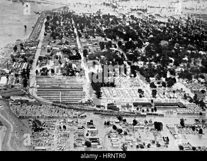 Große Mississippi-Hochwasser, 1927 Stockfoto