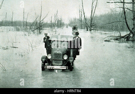 Große Mississippi-Hochwasser, 1927 Stockfoto