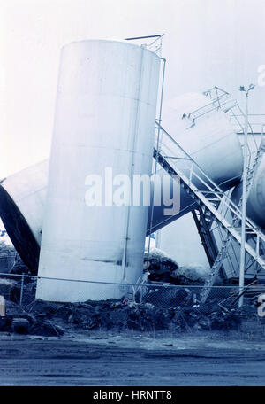 Great Alaskan Erdbebenschäden, 1964 Stockfoto