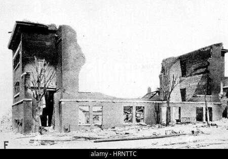 Tri-State Tornado, 1925 Stockfoto
