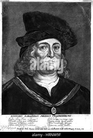 Paracelsus, Schweizer Universalgelehrter Stockfoto