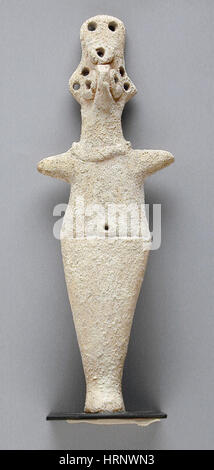 Syro-Hittite Terrakotta Figur, Anatolien Stockfoto