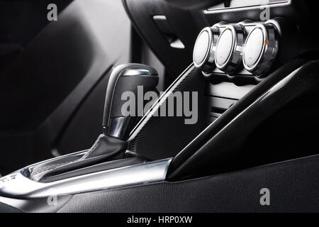 Innenarchitektur des modernen Autos, abstrakten Innenraum Stockfoto