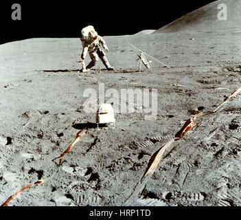 David Scott auf dem Mond, Apollo 15 Stockfoto