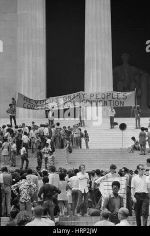 Black Panther Convention, 1970 Stockfoto