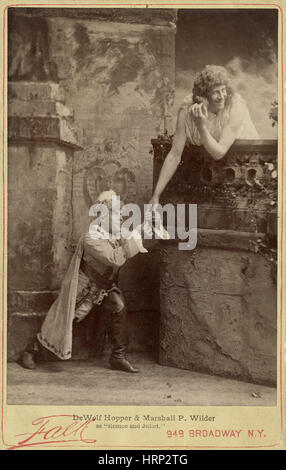 Burleske von Romeo und Julia, 1888 Stockfoto