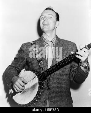 Pete Seeger, US-amerikanischer Folk-Sänger Stockfoto