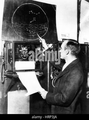 Karl Jansky, US-amerikanischer Physiker und Radio-Ingenieur Stockfoto