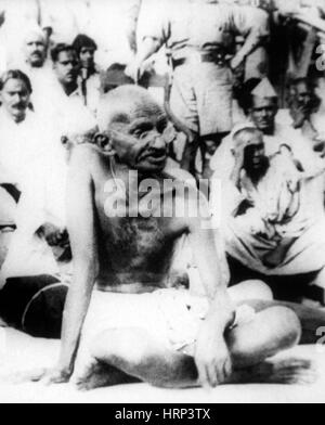 Gandhi, indischer politischer/spirituelle Führer Stockfoto