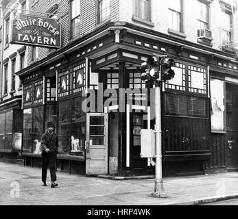 NYC, White Horse Tavern, 1961 Stockfoto