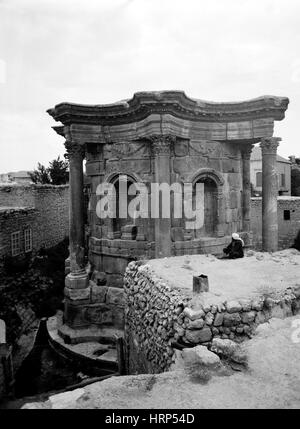 Tempel der Venus, Baalbek, 1936 Stockfoto